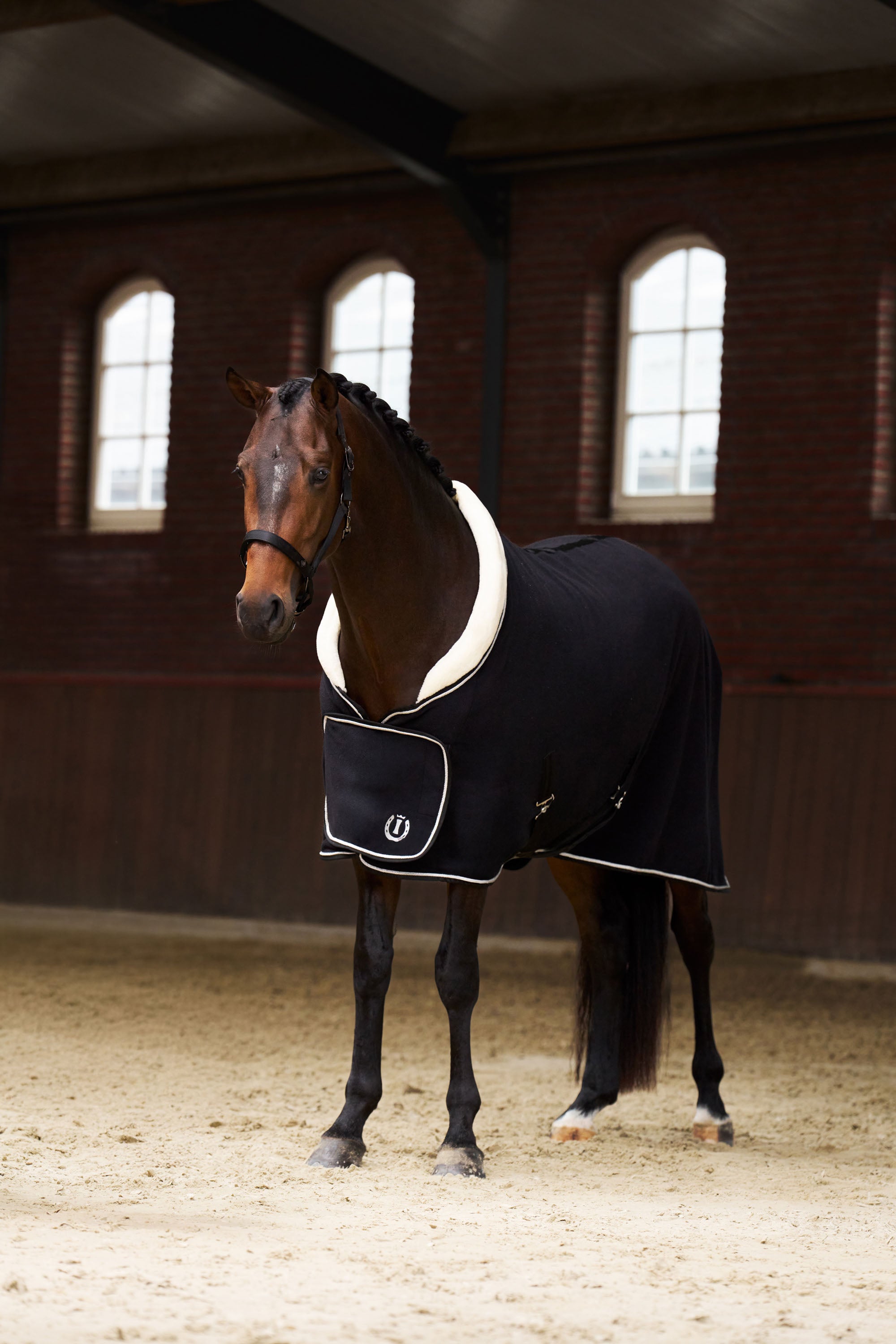 Fleece blanket IRHEssential Black / 215