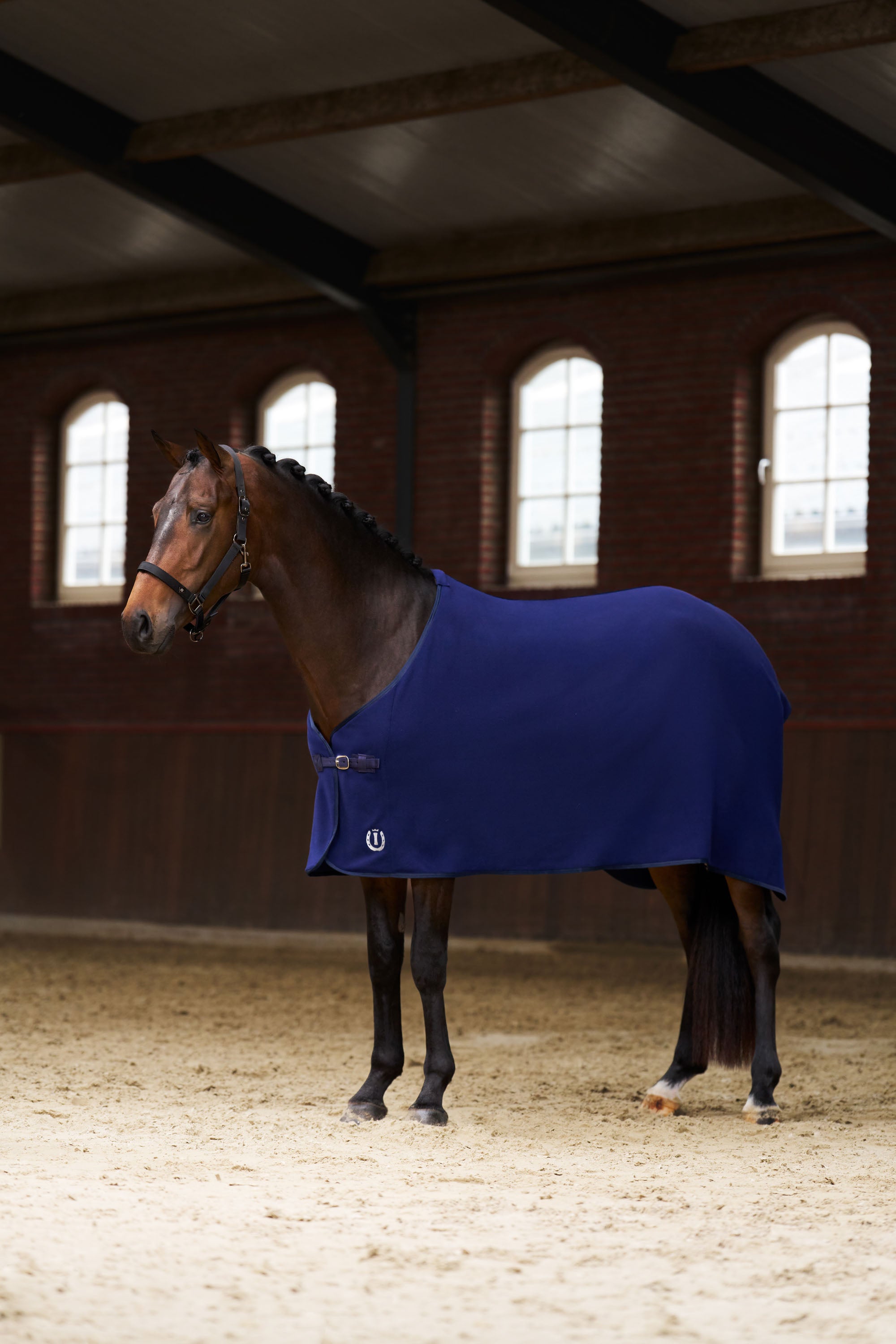 Fleece blanket IRHFundamental Basic Navy / 215