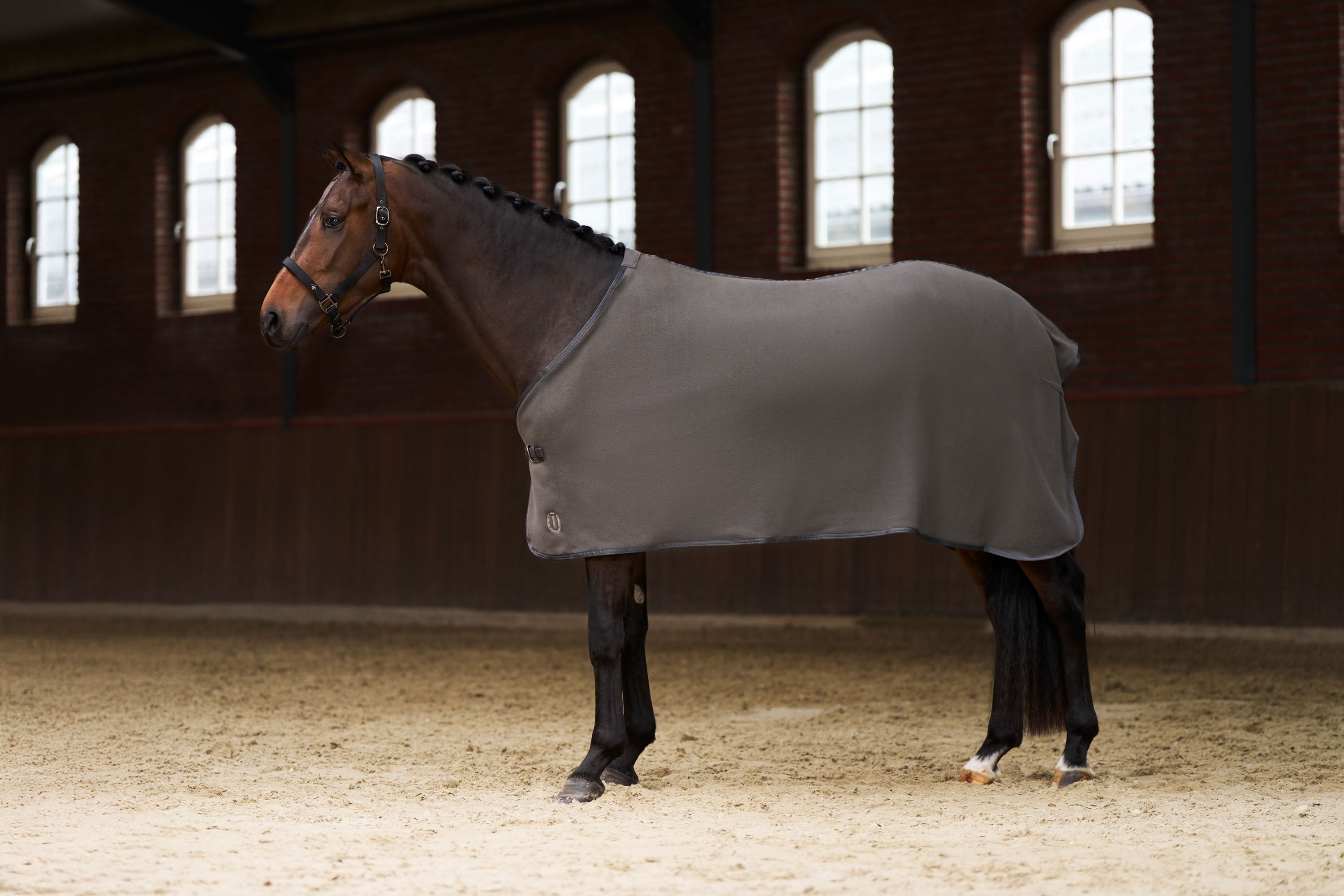 Fleece blanket IRHFundamental Basic Grey / 215