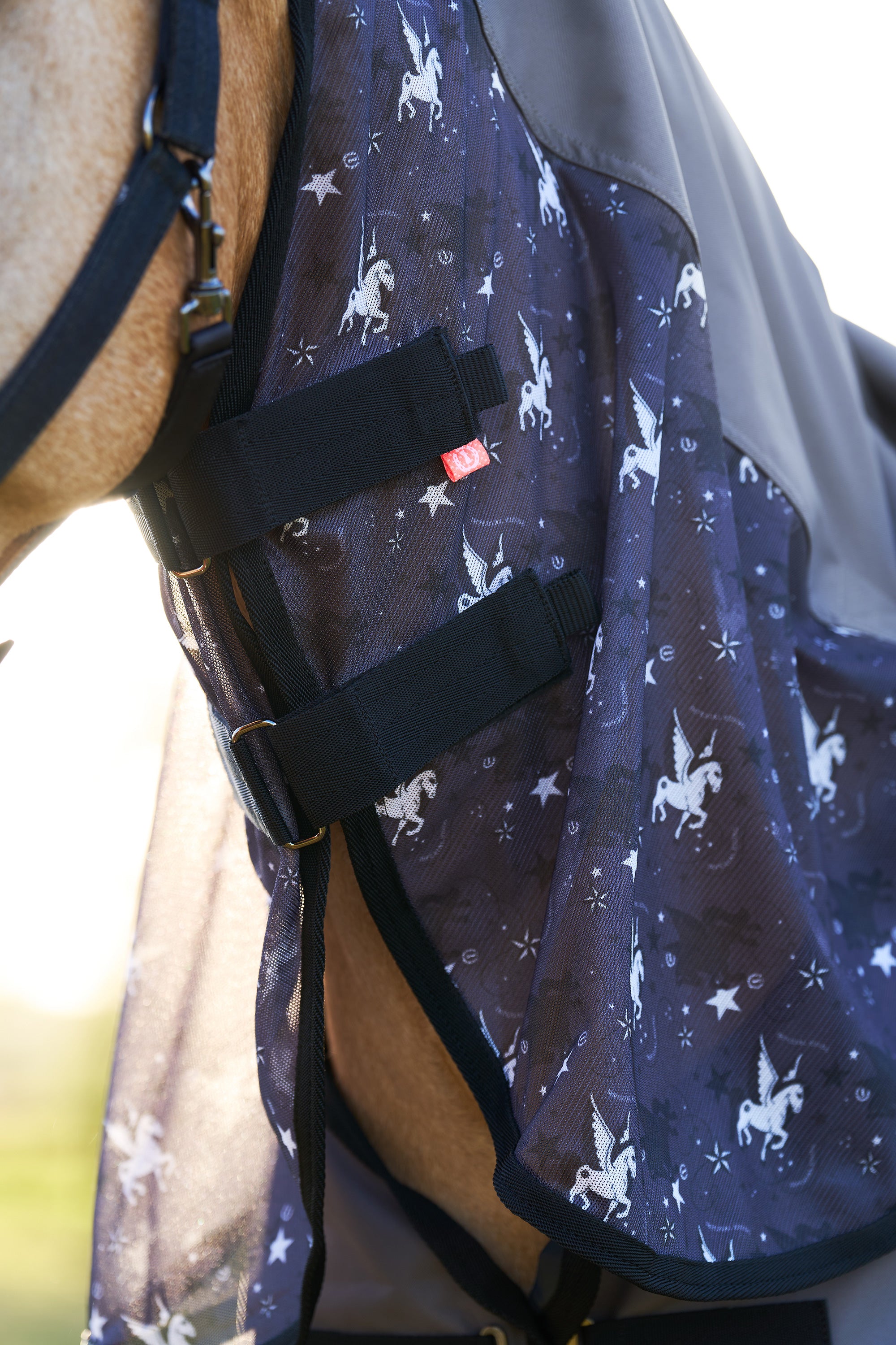 Neck rain & fly blanket IRHSuper-dry AOP Grey Pixie Dust AOP / S