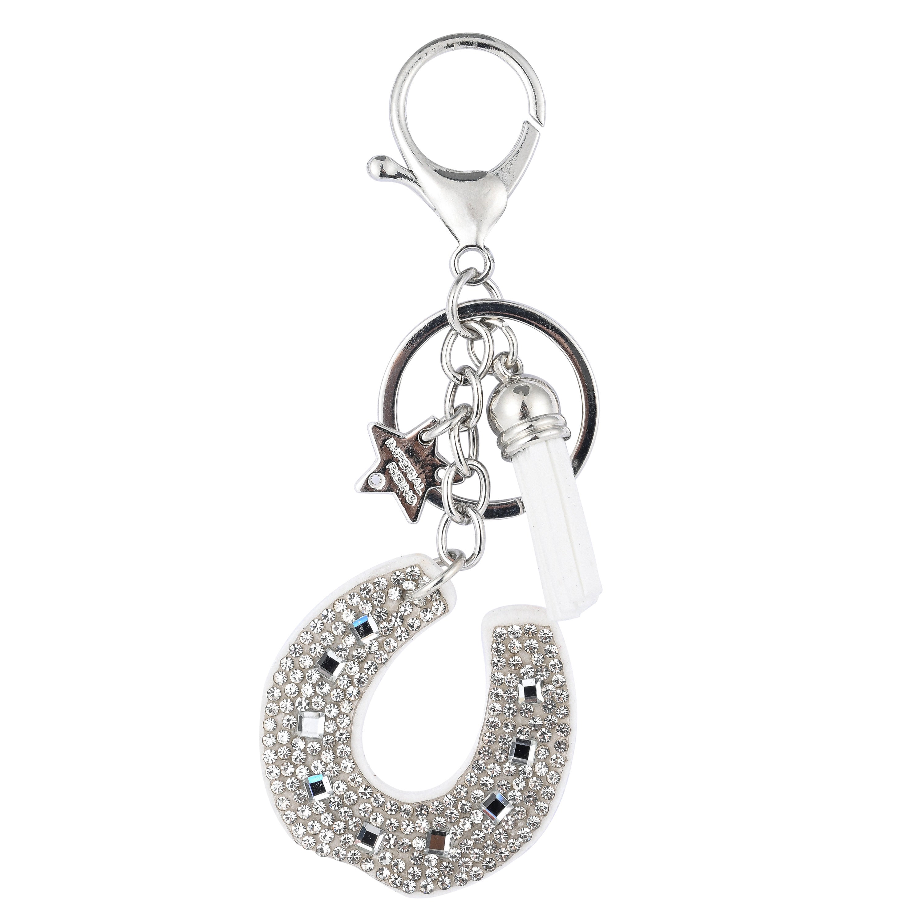 Keyring IRHHorseshoe, set of 12 pcs White / 12ST