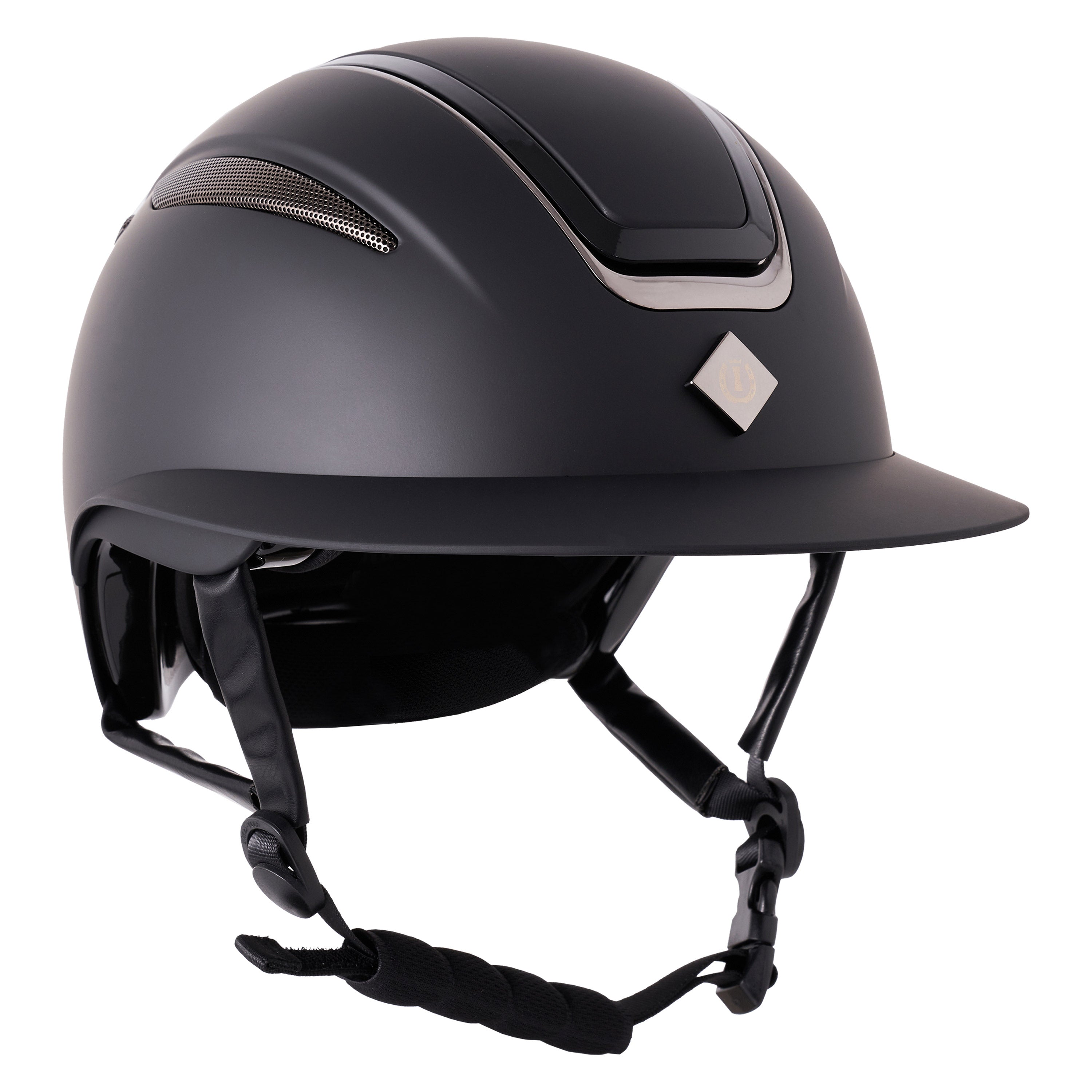 Riding helmet IRHOlania Deluxe big visor Black / L