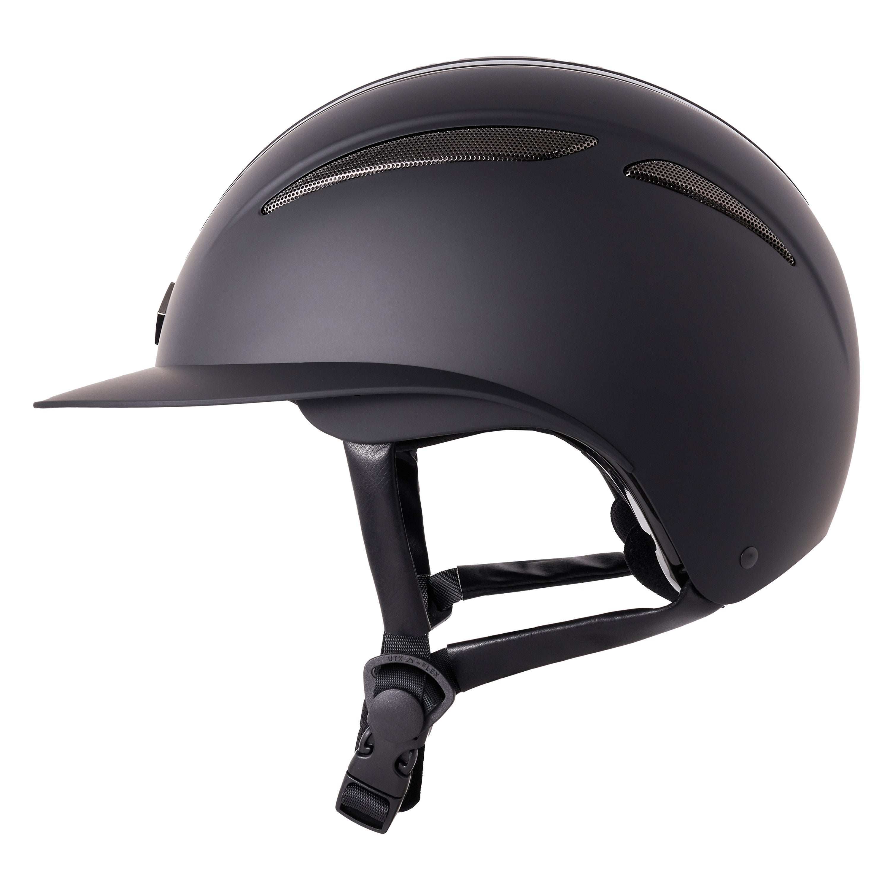 Riding helmet IRHOlania Deluxe big visor Black / L