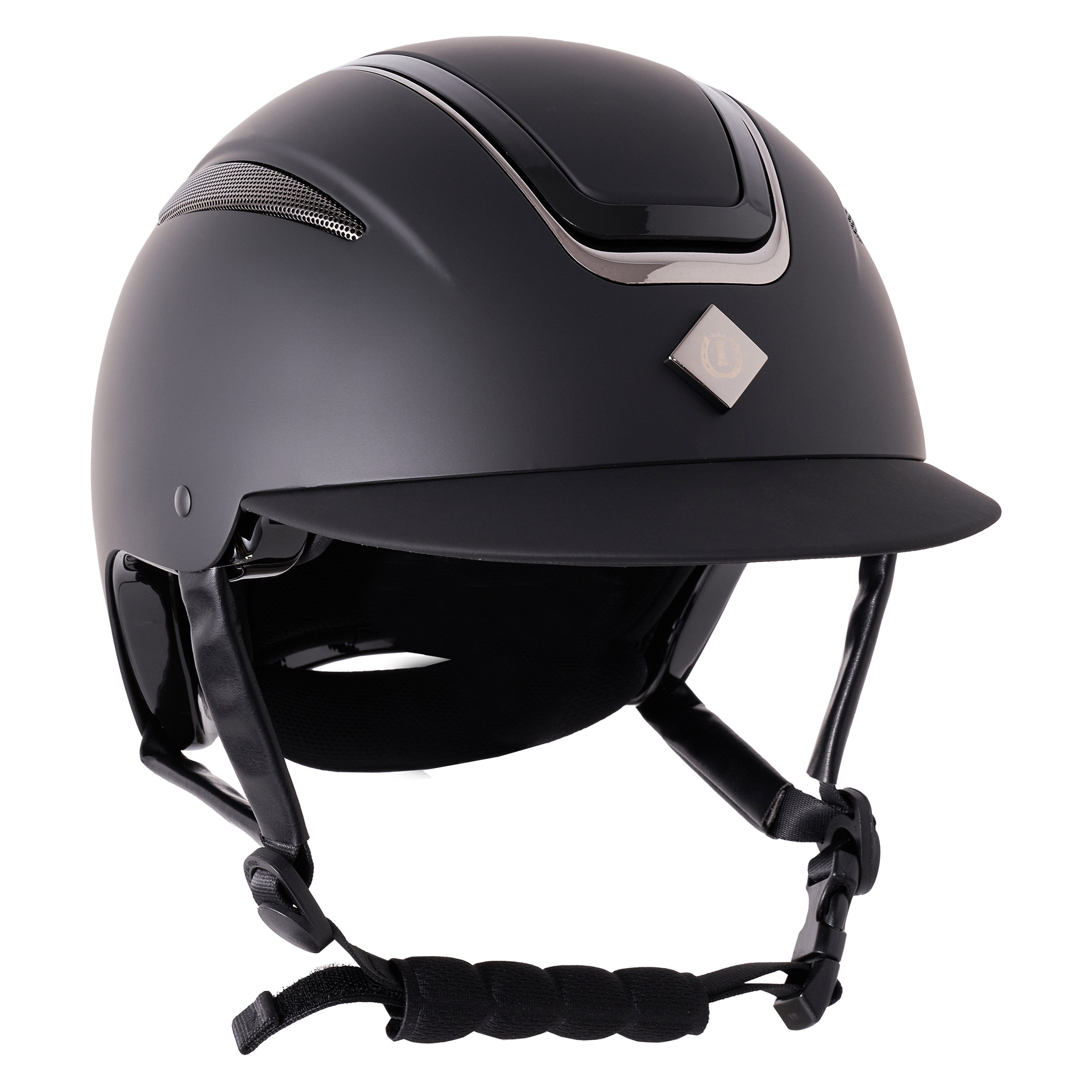 Riding helmet IRHOlania Deluxe small visor Black / S