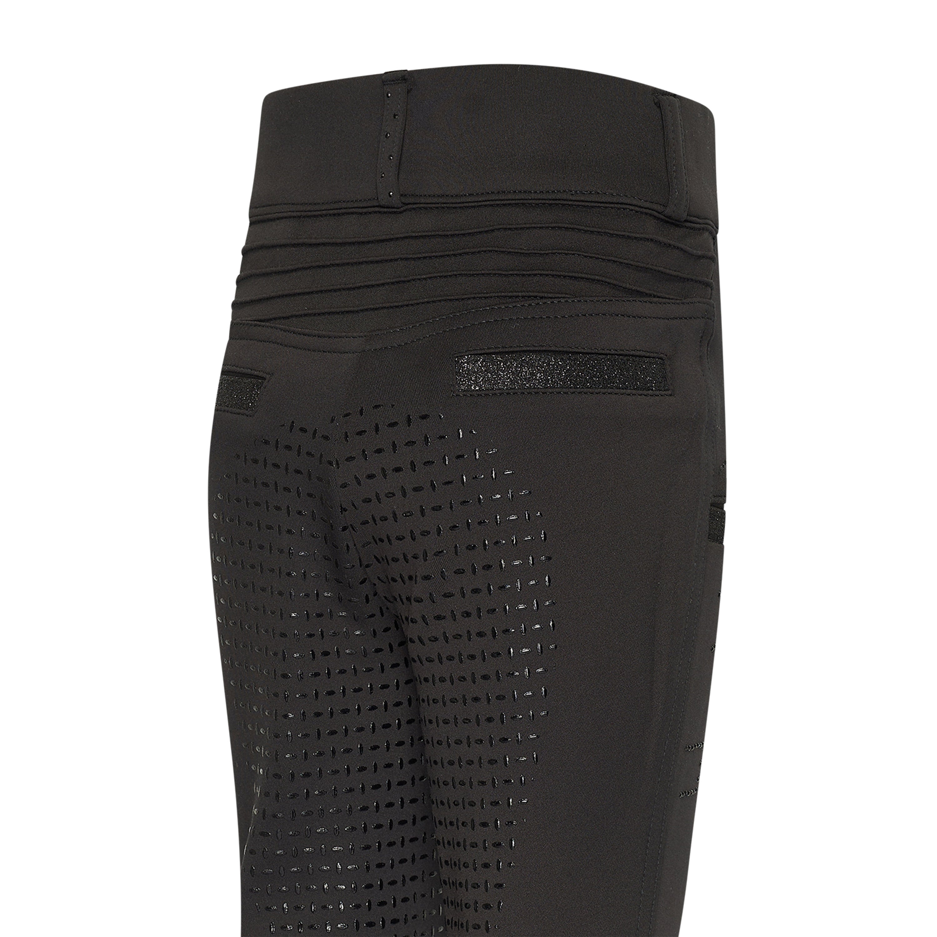 KIDS Riding tights IRHComfi Sparks Winter FullGrip Black / 164