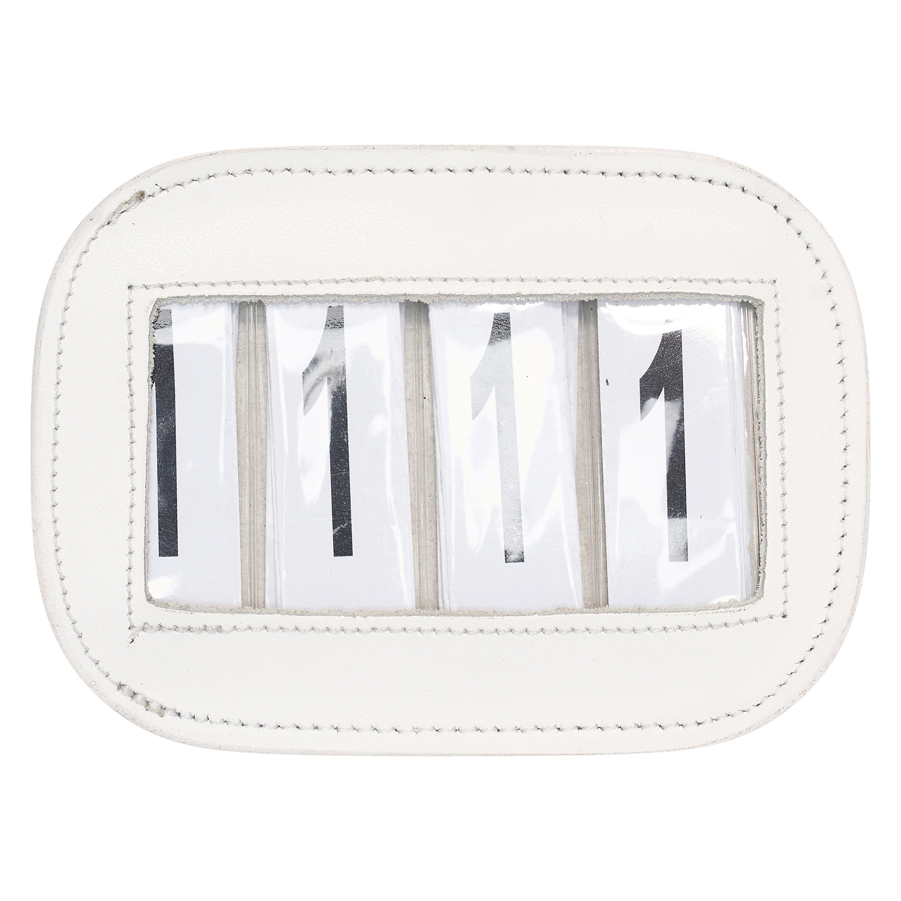 Competition number IRHSquare, set of 2 pcs White / 1SIZE