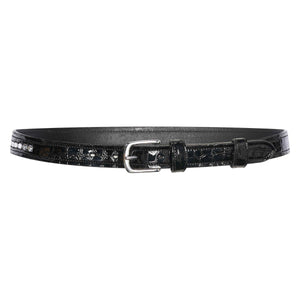 Belt IRHOlania Sparkle Black-Silver / 105CM
