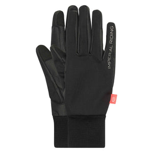 KIDS Gloves IRHHide & Shine Black / 10/jr