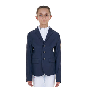 Kids Slim Fit Four Button Jacket NAVY BLAZER (19-3923) / 14 YEARS