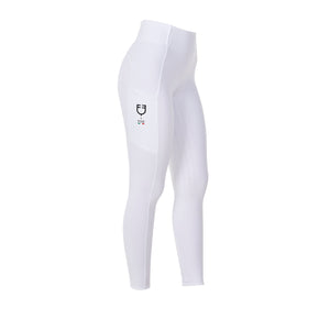 Women's slim fit full grip leggings WHITE / XL