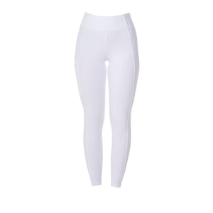 Women's slim fit full grip leggings WHITE / XL