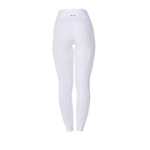 Women's slim fit full grip leggings WHITE / XL