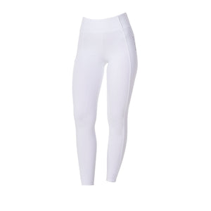 Women's slim fit full grip leggings WHITE / XL