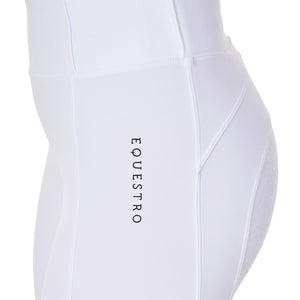 Women's slim fit full grip leggings WHITE / XL