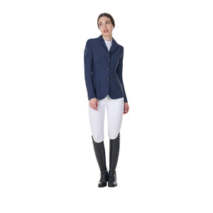 Women's competition jacket with contrasting embroidered logo NAVY BLAZER (19-3923) / XL