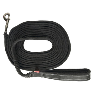 Lunging line IRHFlexi-Fleece Black-Reflective / 1SIZE