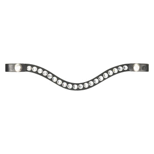 Hobby Horse browband IRHFree Spirit Black-Crystal / 1SIZE