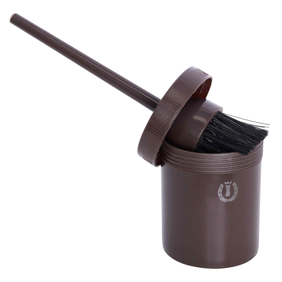 Hoof oil brush with container IRH