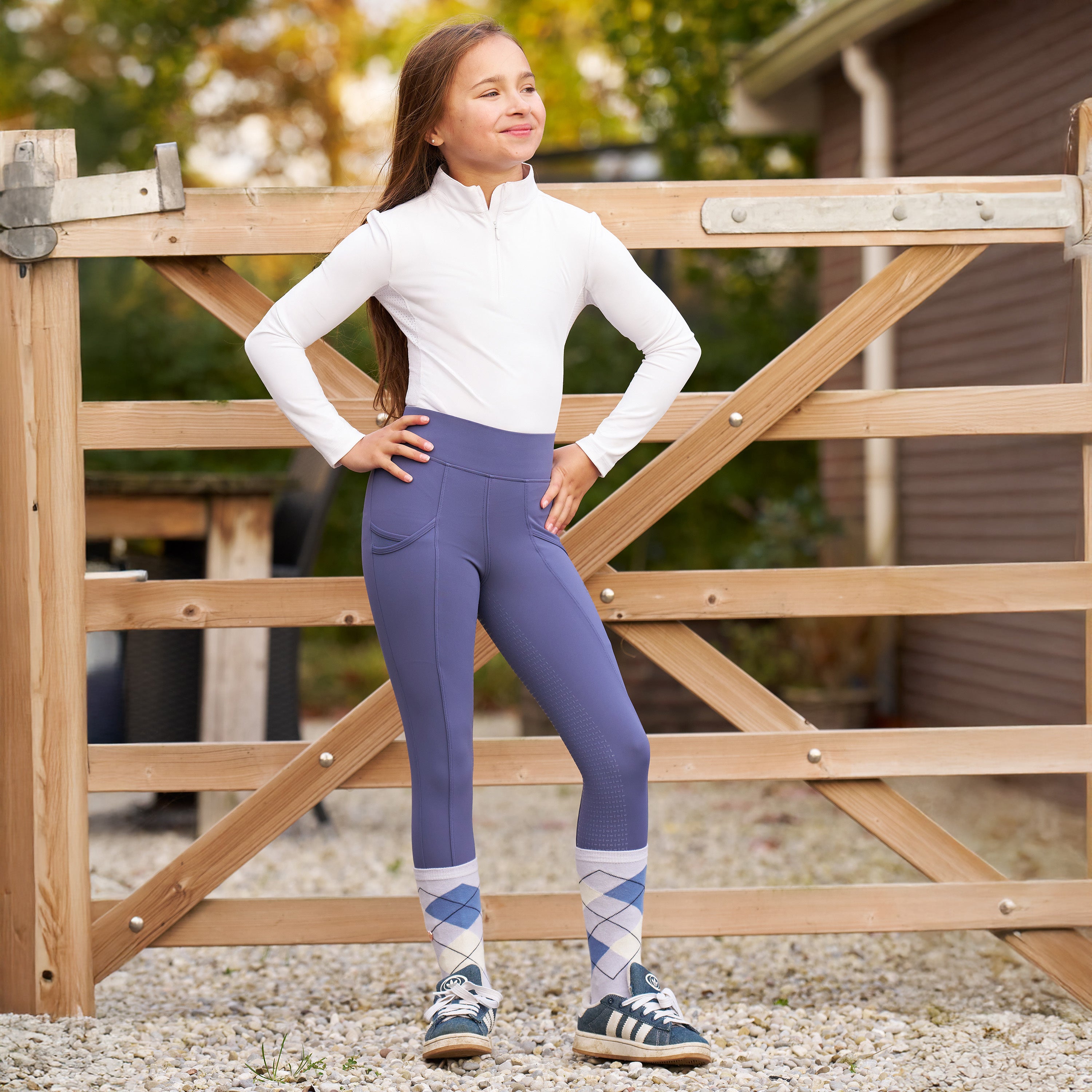KIDS Riding tights IRHSam FullGrip