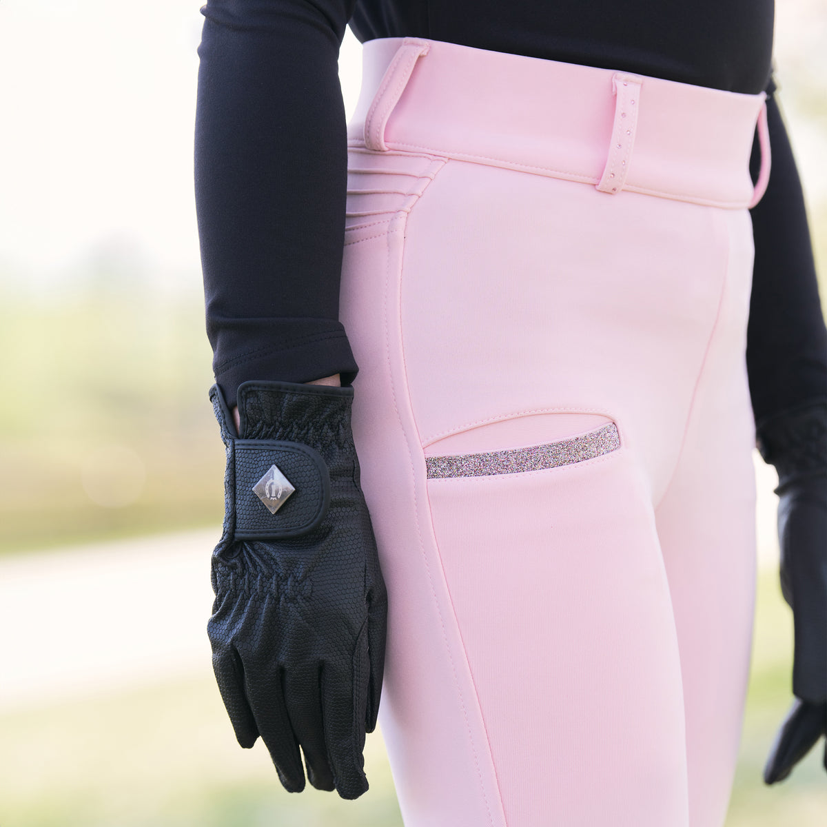 KIDS Riding tights IRHComfi Sparks Winter FullGrip