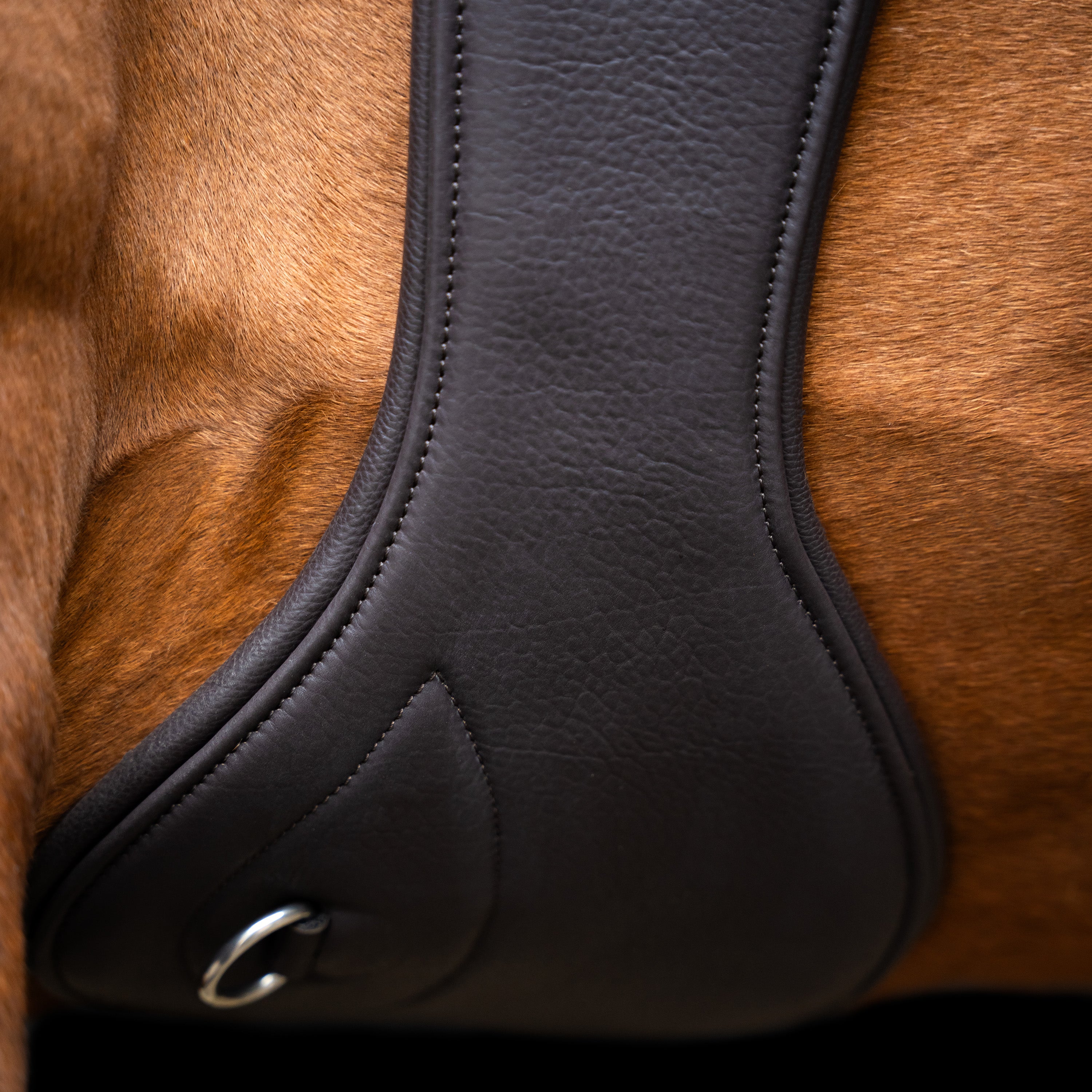 Jumping girth IRH anatomic with spring buckles