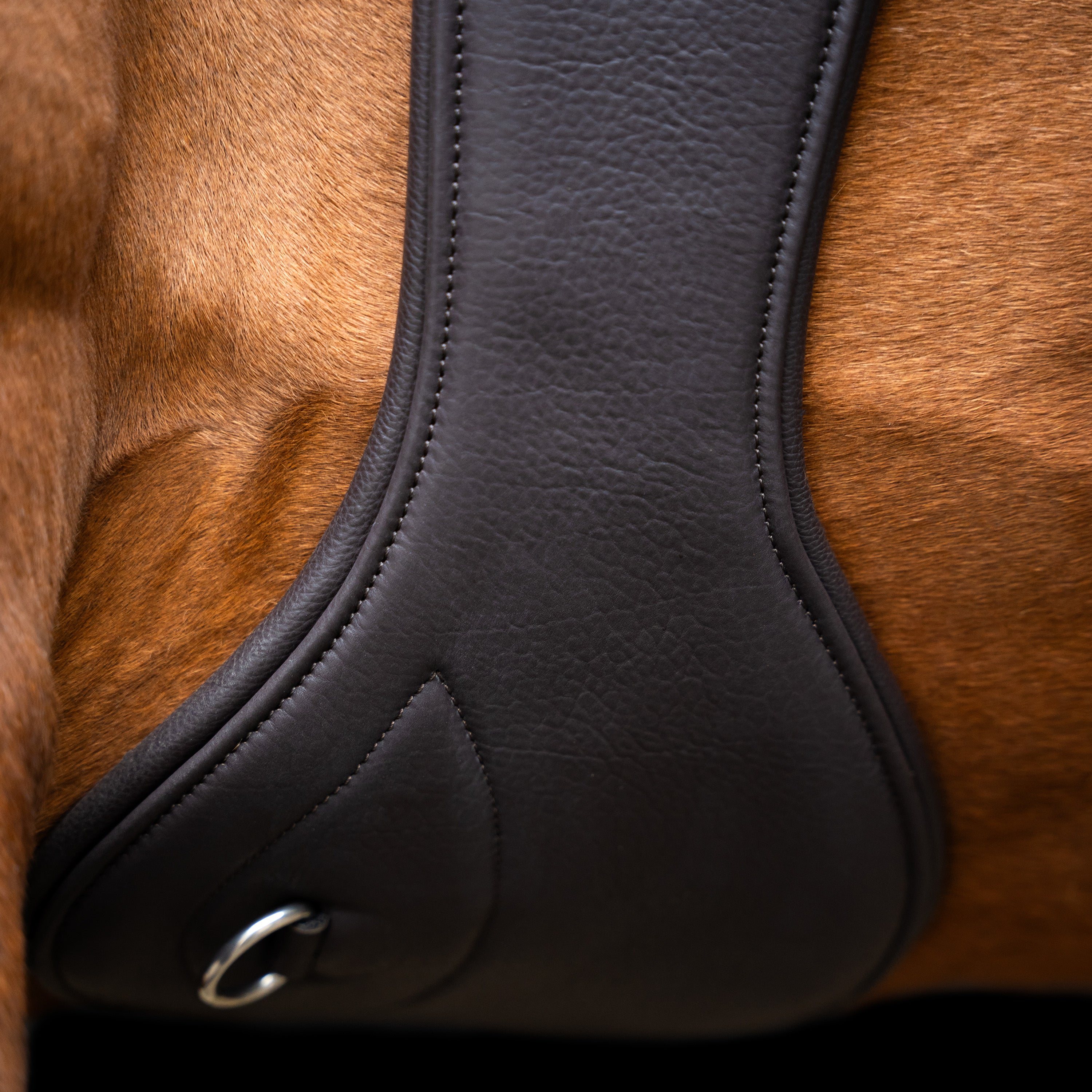 Jumping girth IRH anatomic with spring buckles