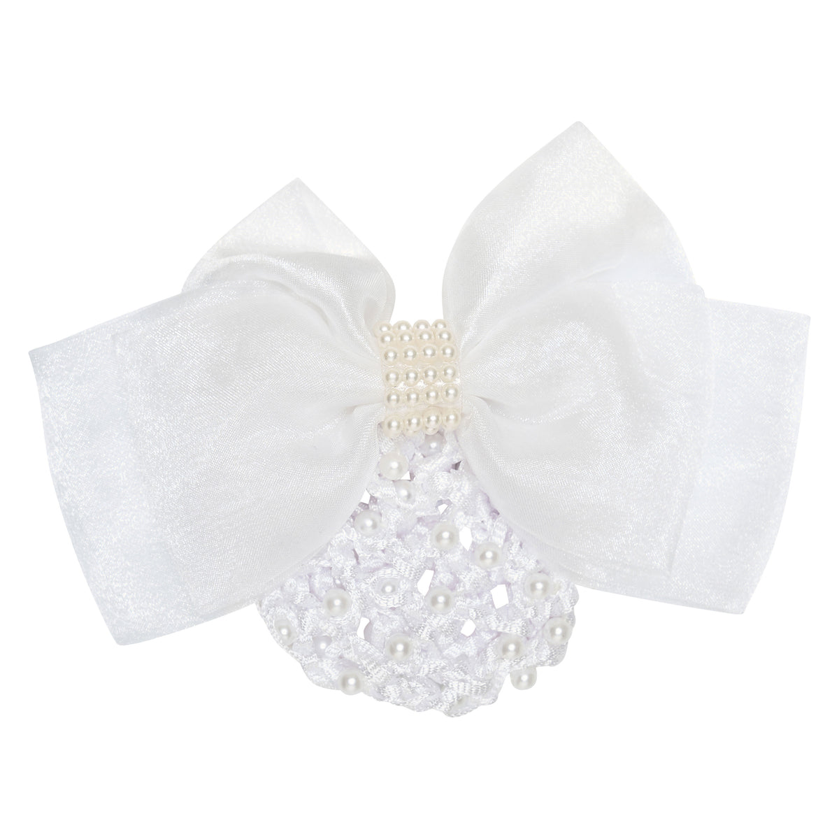 Hair bow with net pearls IRH
