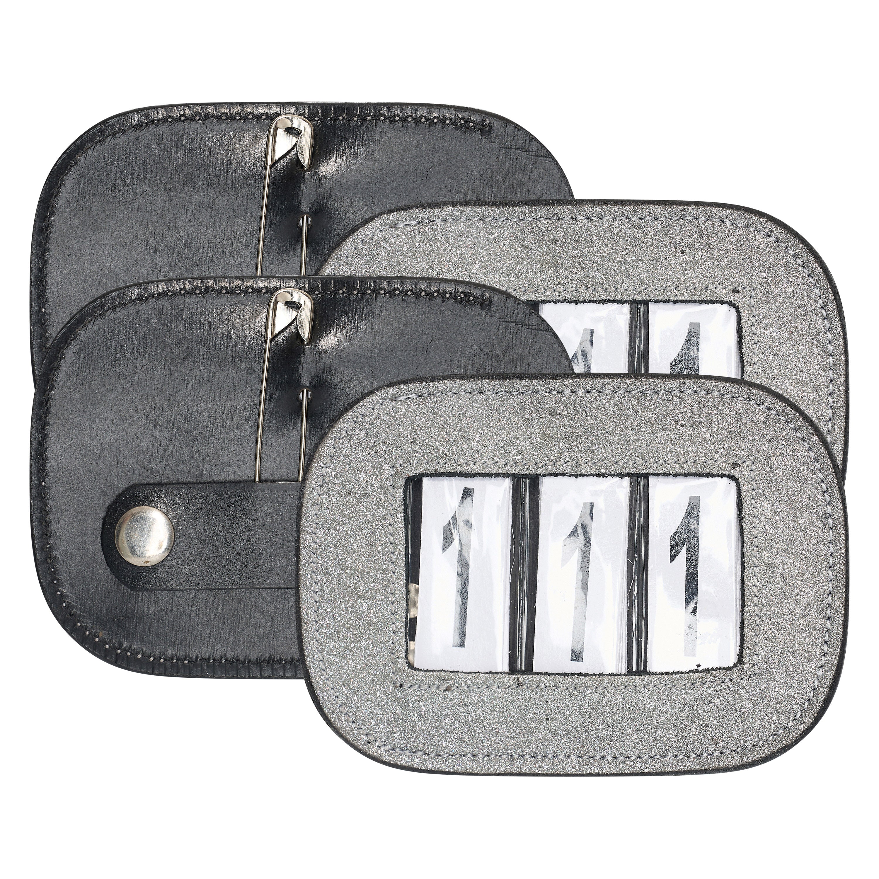 Competition number IRHGlitter square, set of 2 pcs