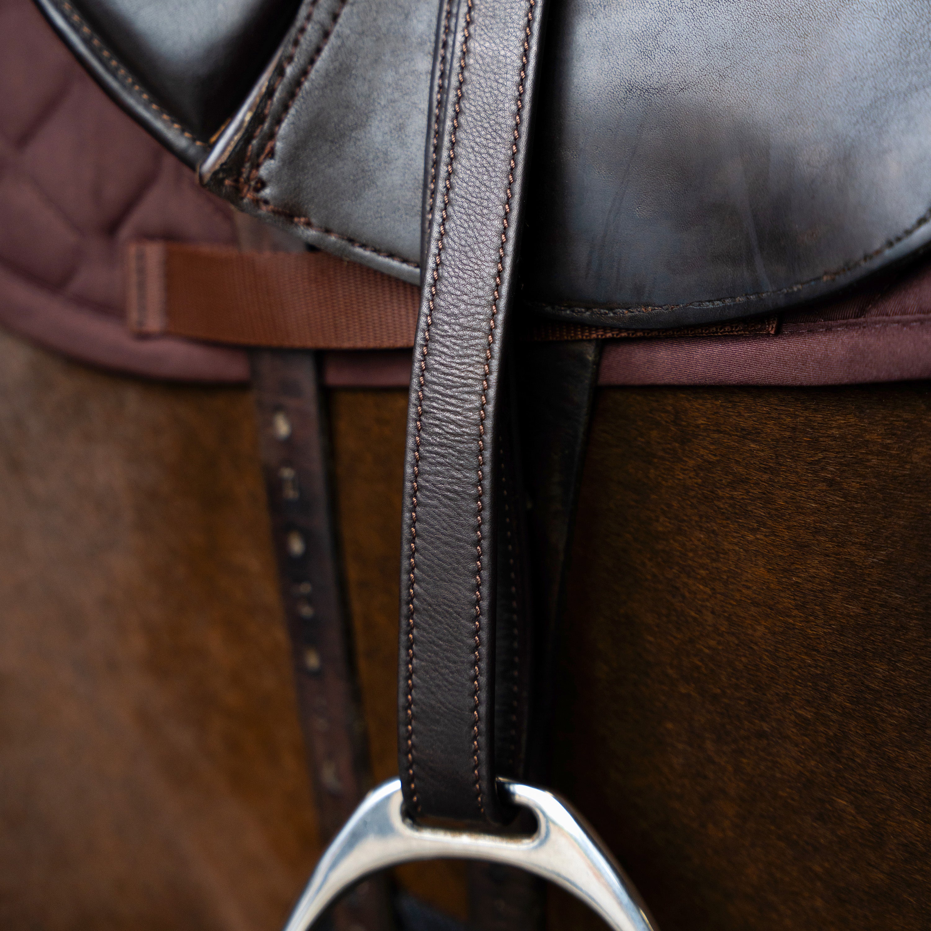 Stirrup leathers IRH with nylon core