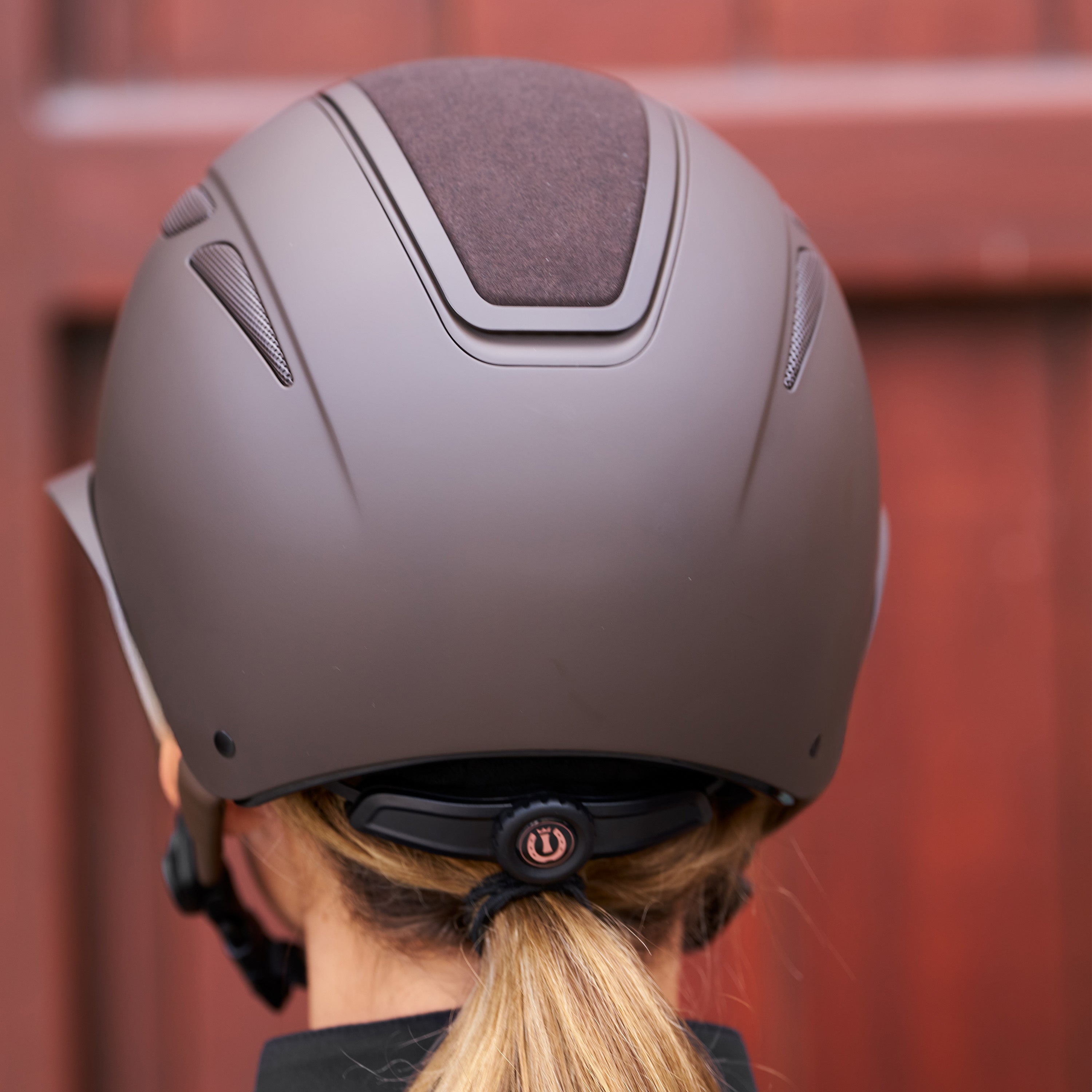 Riding helmet IRHOlania Deluxe big visor