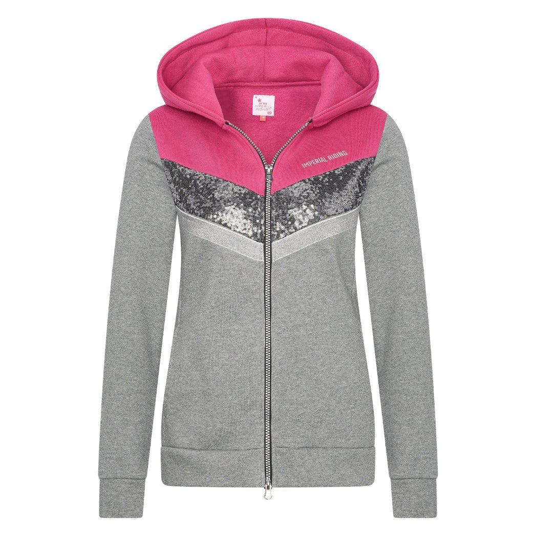 Hooded sweat jacket IRHDiamond - Shetlandslycka - Always equine