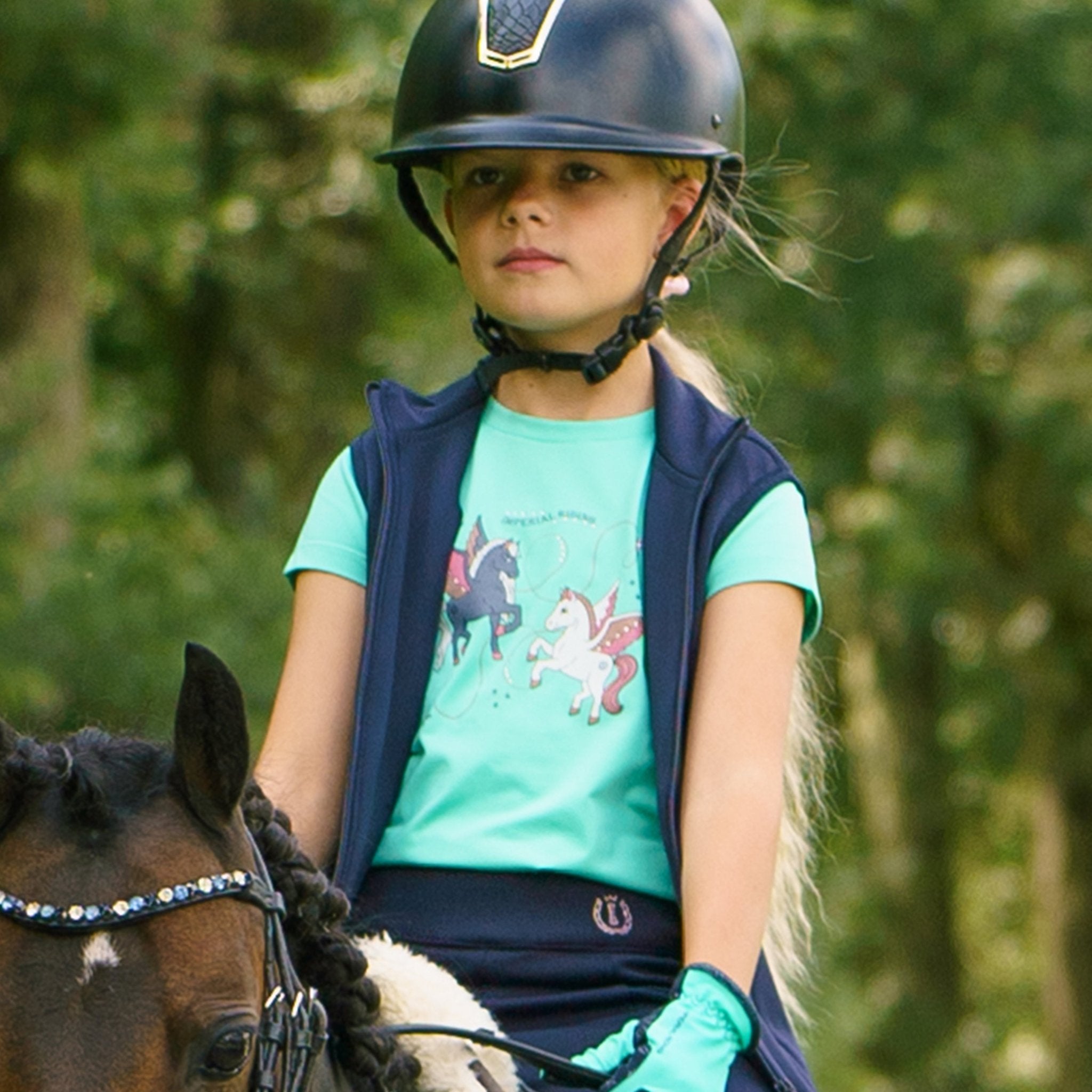 KIDS Bodywarmer IRHIzzy Sun - Shetlandslycka - Always equine