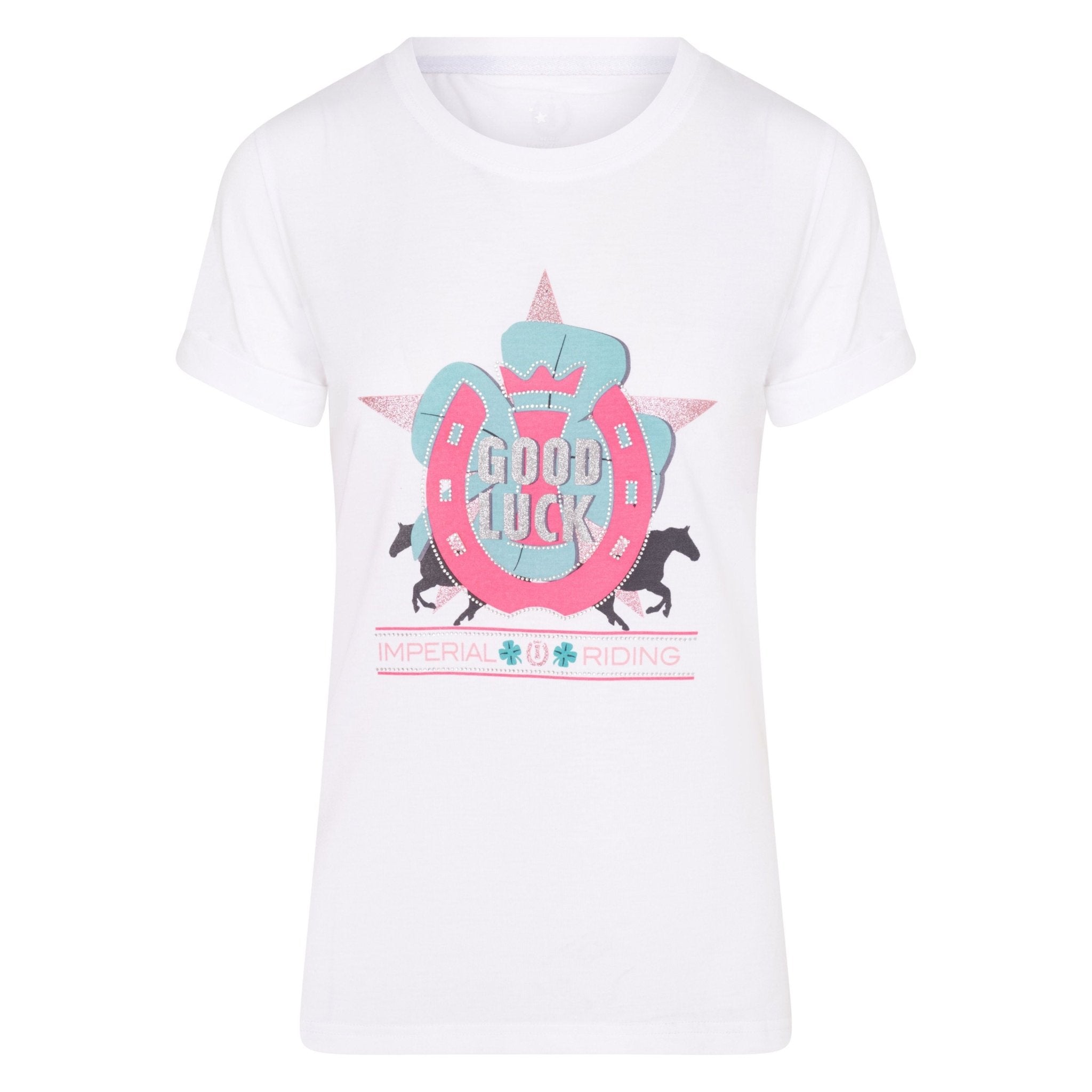 KIDS T-shirt IRHGood Luck - Shetlandslycka - Always equine