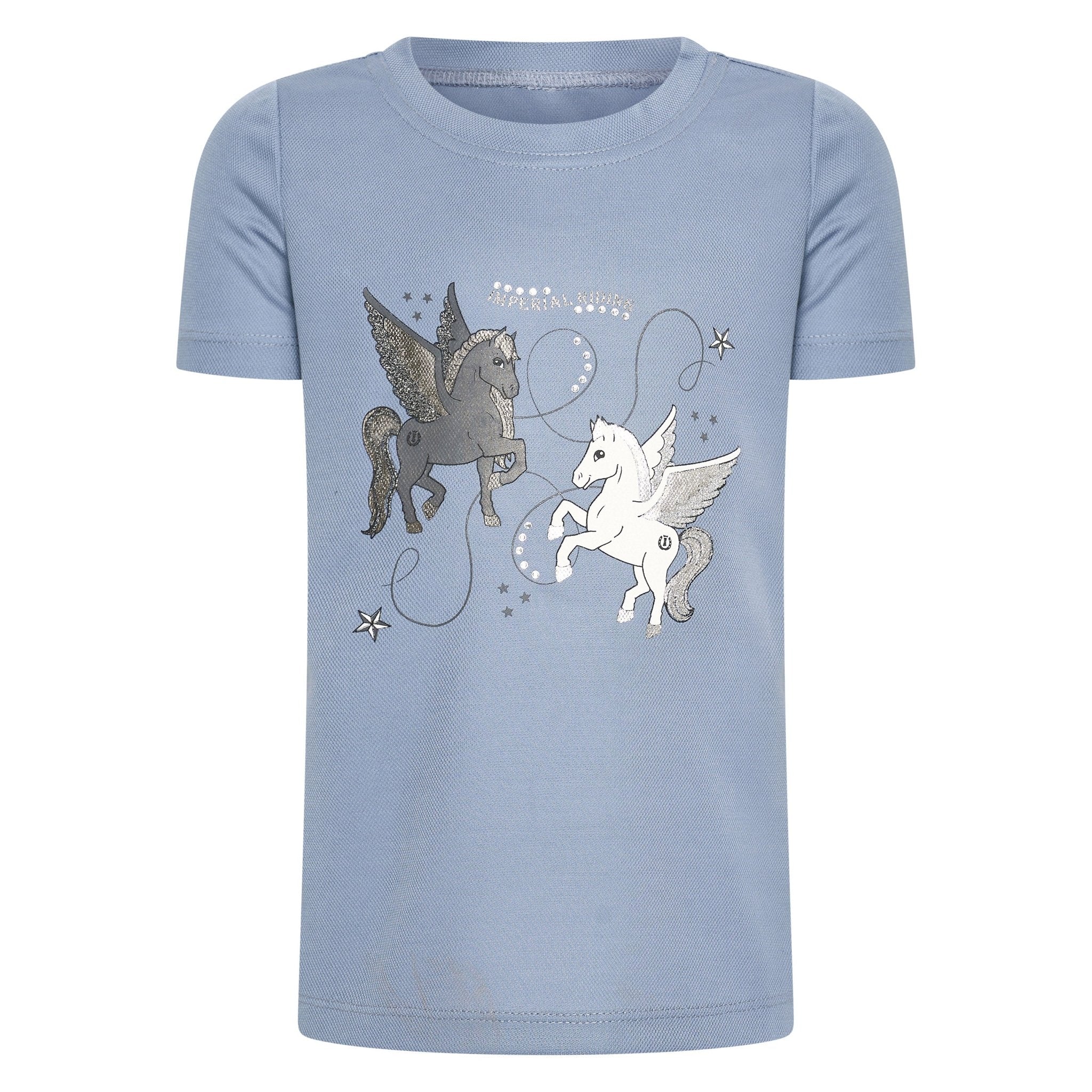 KIDS T-shirt IRHStar Sky - Shetlandslycka - Always equine