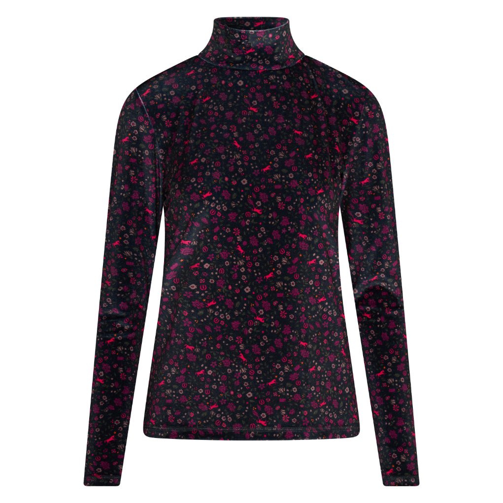 KIDS Turtleneck IRHFlower Bomb - Shetlandslycka - Always equine