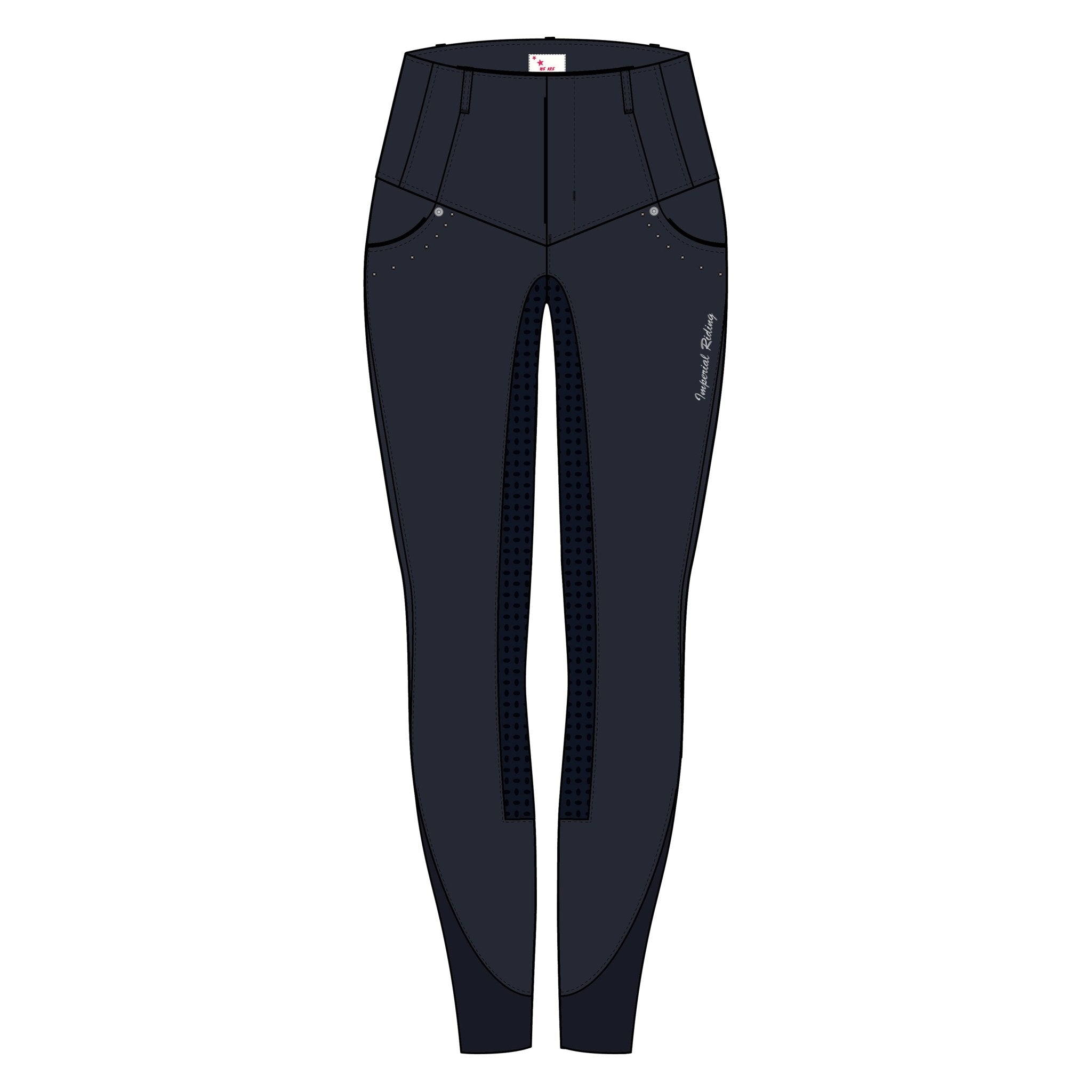Riding breeches IRHDazzle Denim Fullgrip - Shetlandslycka - Always equine