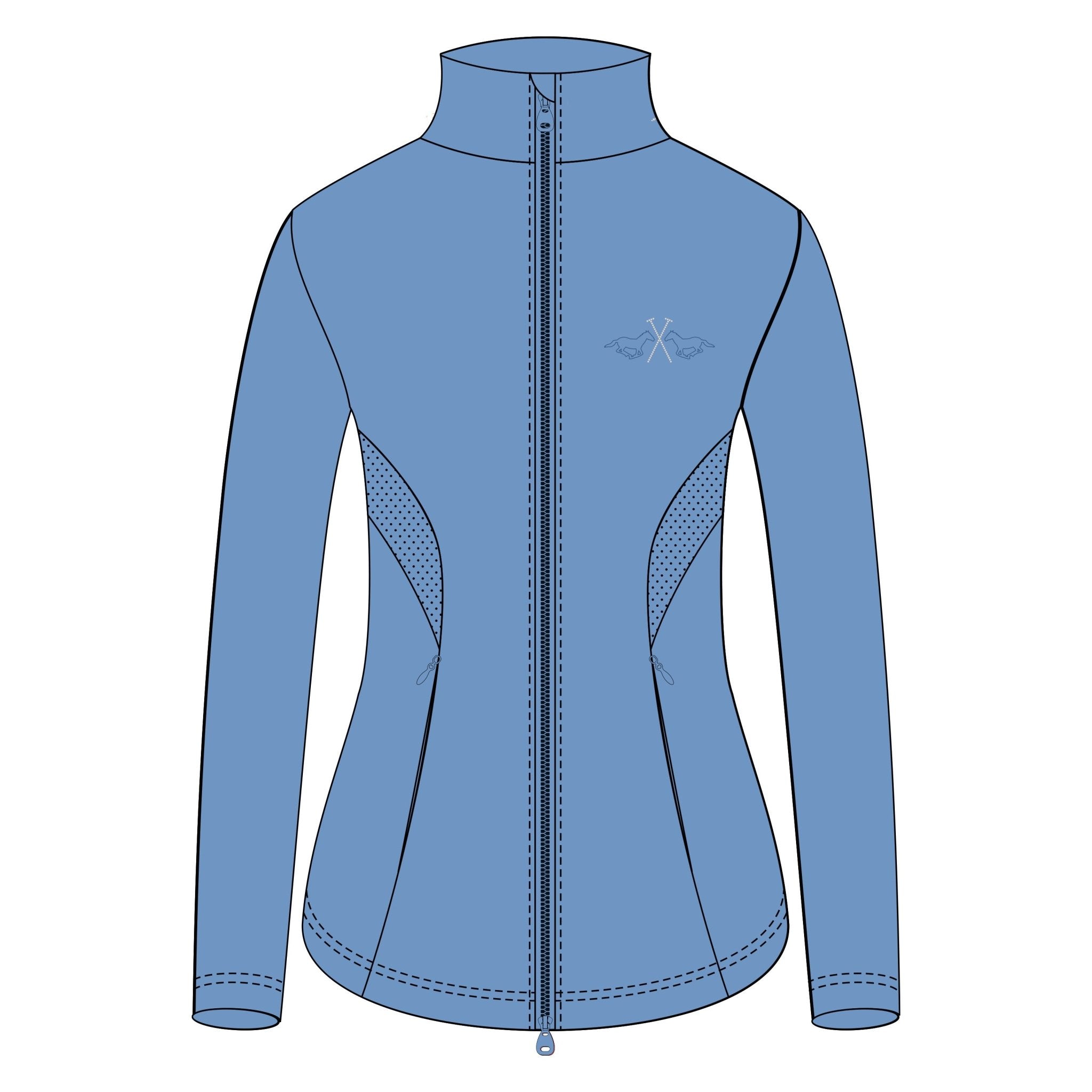 Tech cardigan HVPLili - Shetlandslycka - Always equine