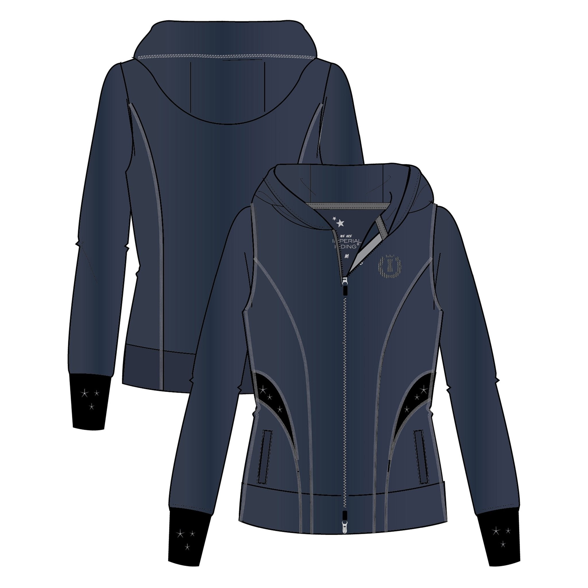 Tech cardigan IRHSporty Star - Shetlandslycka - Always equine