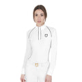 Women'S Slim Fit Competition Polo Shirt Mesh Inserts - Shetlandslycka - Always equine