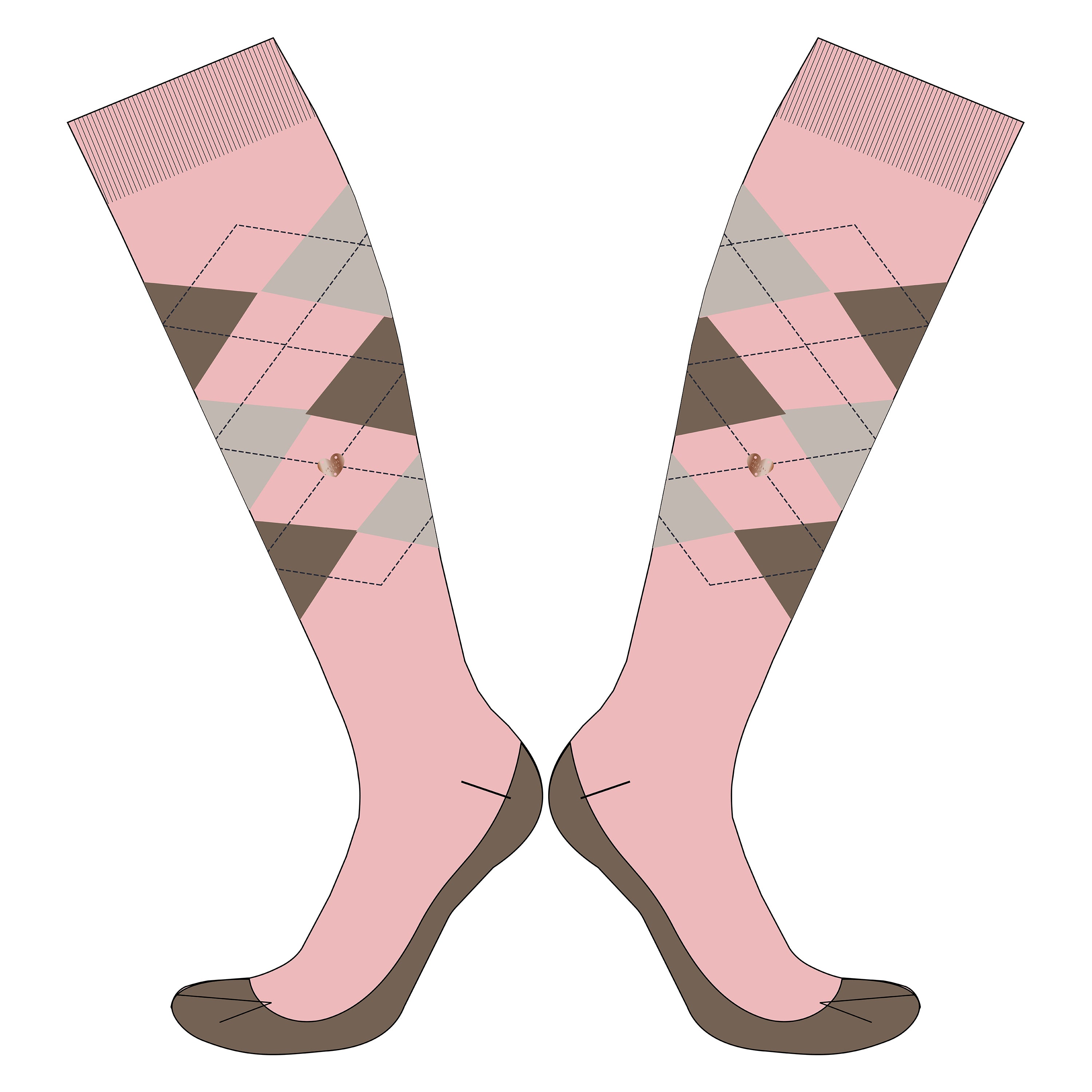 KIDS Socks IRHQueen of Diamonds