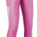 Riding leggings Mesh silicone full seat 3900 pink / EU122-128/age 6-7