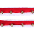 Fur lining with Christmas bells