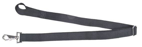 Leg straps, 1 pair 9100 black / St