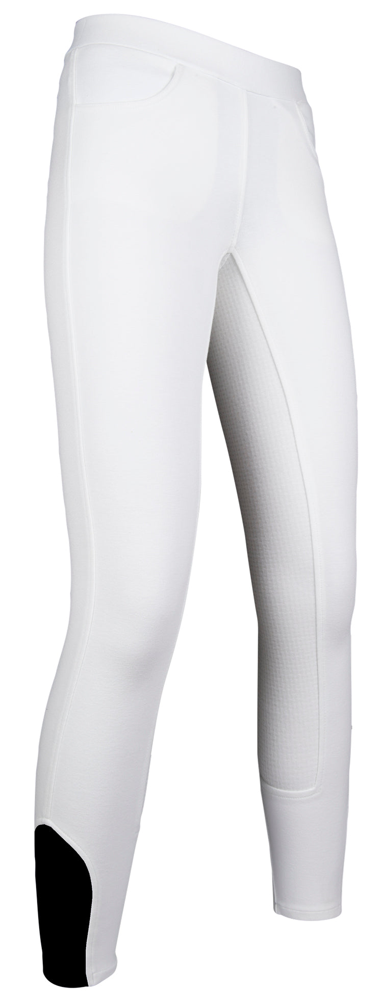 Riding leggings Yvi silicone full seat 1200 white / EU34/UK24/US22
