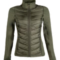 Jersey/nylon jacket Prag Style 5700 olive green / EU128/age 6-7