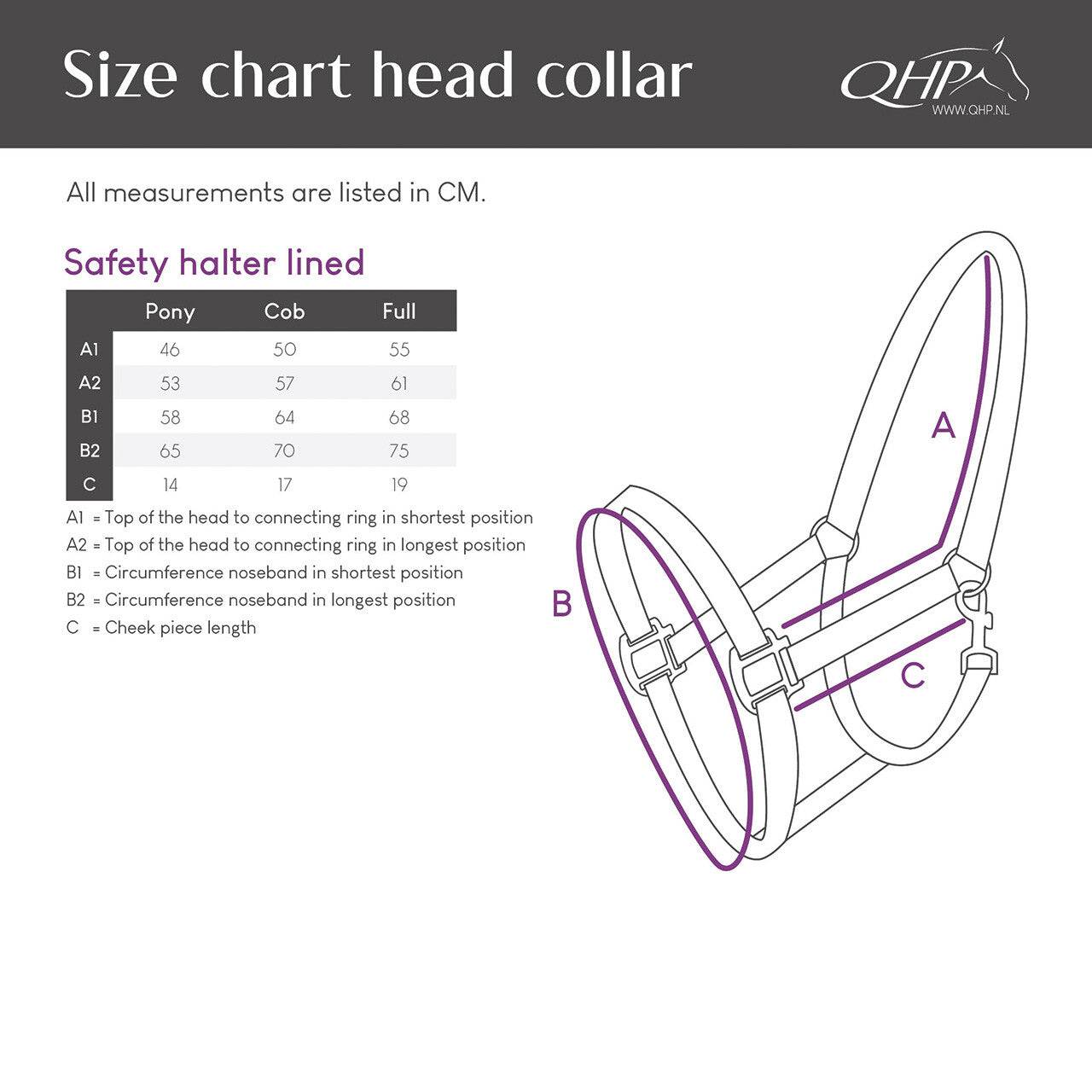 Safety halter lined