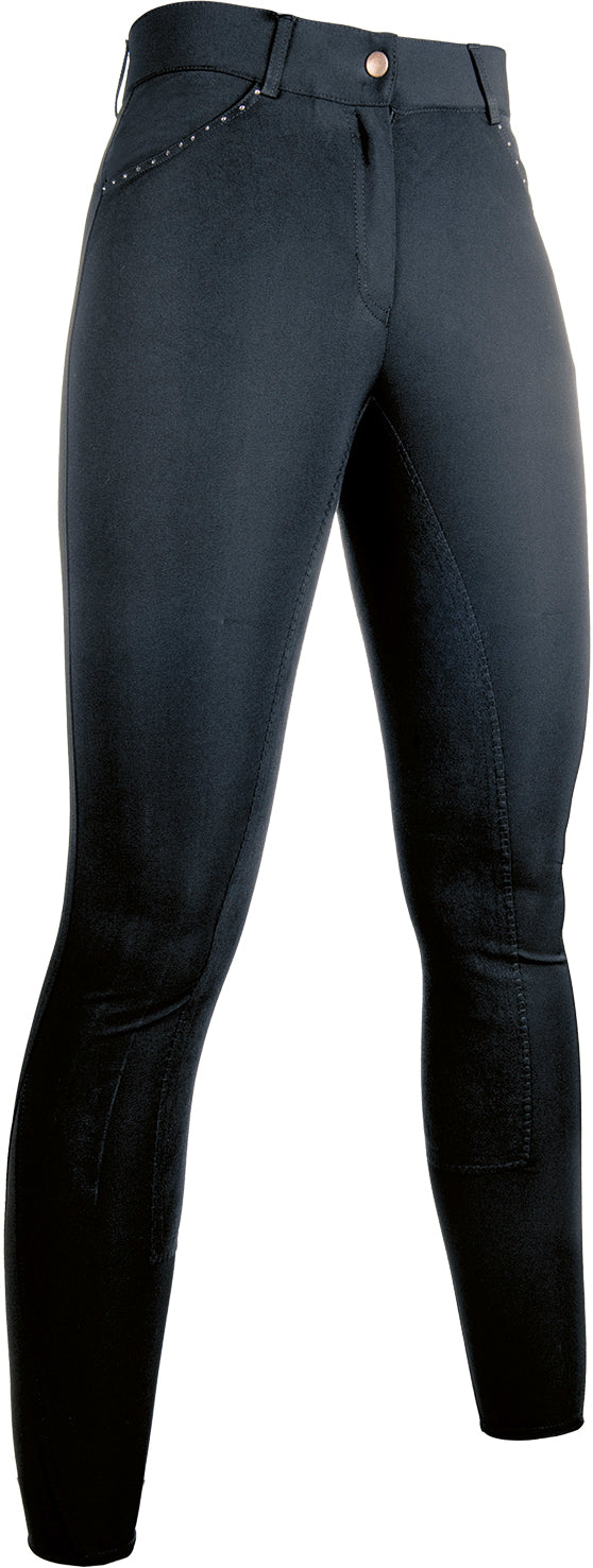 Riding breeches -Rosegold Glamour- Style Alos 9178 black/rose-gold / EU48/UK38/US36