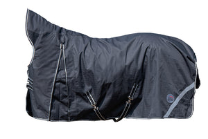 Highneck rug Innsbruck 1200D, light lining 9100 black / EU115/UK5'3/US63"