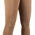 Riding breeches Equilibrio Style sil. full seat 1000 brandy / EU34/UK24/US22