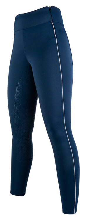 Riding leggings Equilibrio Style sil. full seat 6900 deep blue / EU32/34/UK22/24/US20/22